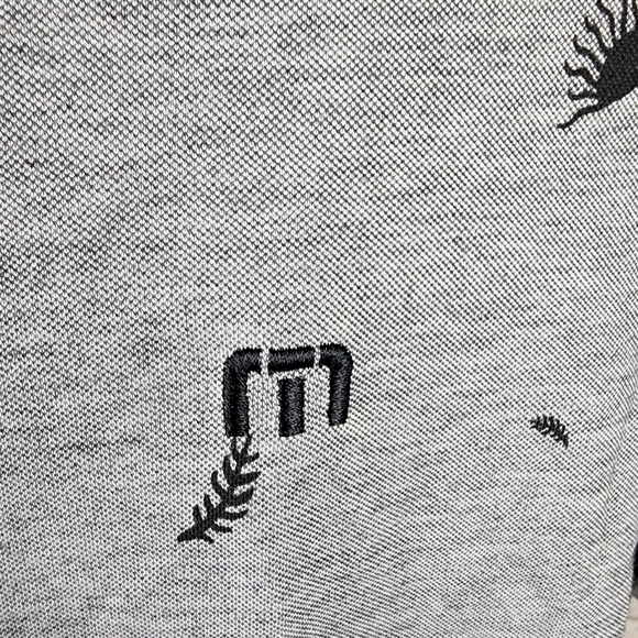 Travis Mathew Ice Breaker Performance Pique Polo Shirt Heather Gray Size - Picture 5 of 15